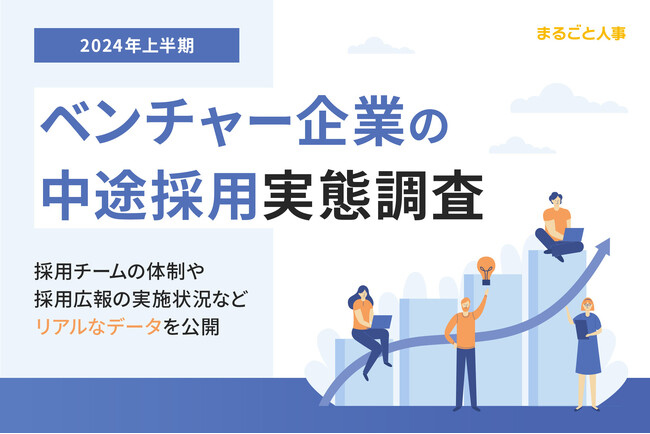 【2024年上半期】ベンチャー企業の中途採用で、もっとも内定が出ている媒体は・・・？採用チームの体制や採用広報の実施状況など、リアルなデータを公開