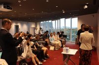 多摩大学多摩キャンパスにて2024年度春学期交換留学・研修生プログラム修了式を挙行