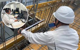 リモート検査の様子 リモート検査の様子