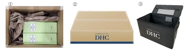 DHC、ウェルビーイング・ブランドとしての環境への取り組み 　通販・直営店への配送時の梱包資材を環境に配慮した素材へ変更