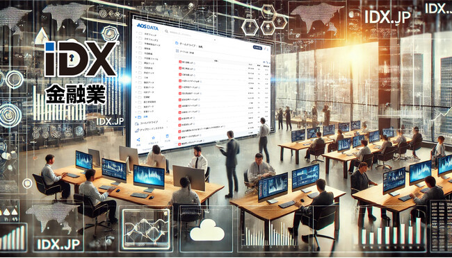 AOSデータ社、金融業のDXを推進する金融データプラットフォーム IDX.jpをリリース