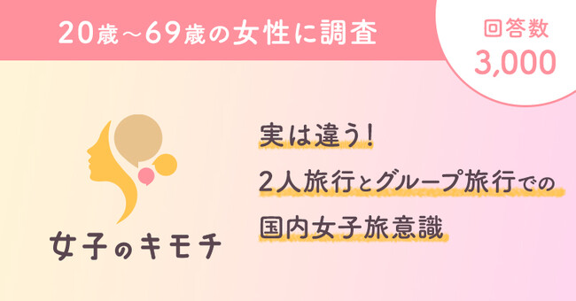 実は違う！2人旅行とグループ旅行での国内女子旅意識