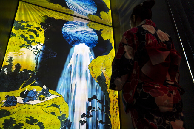 一旗プロデュース「動き出す浮世絵展 MILANO」の公式記録映像“瀧”を公開。浮世絵師の“色”が鮮明に現れる、息をのむ美しさで圧倒する諸国の名瀑に迫る。