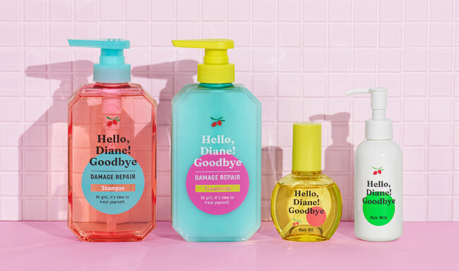 カラーリングやブリーチ髪にダイアンからハイダメージケア「Hello, Diane! Goodbye」が新登場！