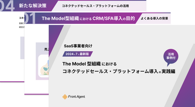 【SaaS事業者向け】The Model型組織におけるコネクテッドセールス・プラットフォーム導入の実践ハンドブック