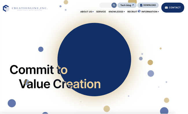 顧客のWhyに寄り添うCo-Creation INNOVATION COMPANY『クリエーションライン株式会社』コーポレートサイトを全面リニューアル！