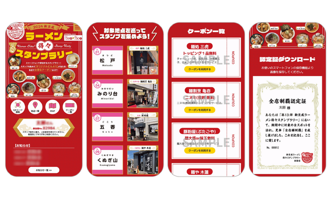 新京成電鉄株式会社主催の「第13弾 新京成ラーメン得々スタンプラリー」にPKBソリューションが採用
