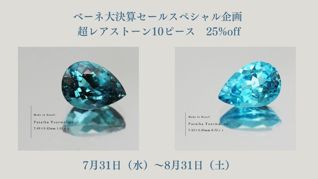 精緻なカット、たぐいまれな発色。超希少石10ピースが決算セール。