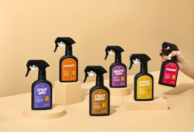 【LUSH】猛暑が続くこの夏にラッシュファンから絶大なる人気を誇る爽やかな香りを！ボディスプレー全6種を8月1日（木）より数量限定で発売