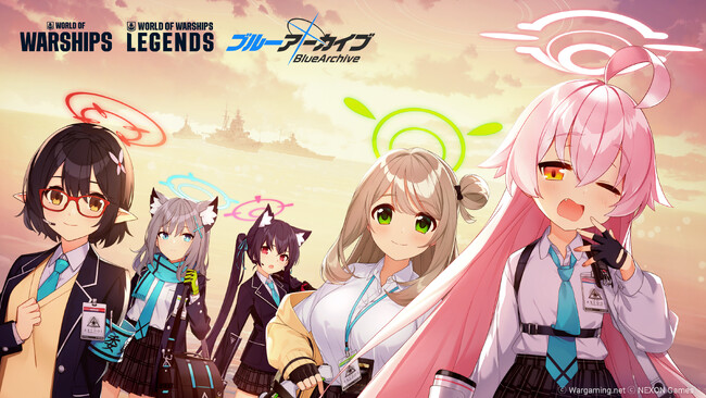 『ブルーアーカイブ -Blue Archive-』× 『World of Warships』 コラボレーション決定！