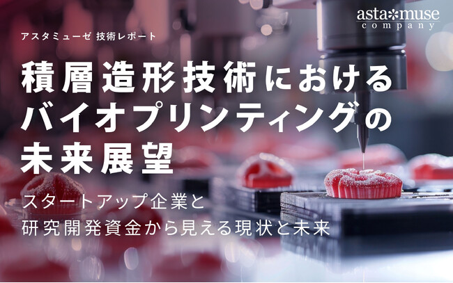 積層造形技術におけるバイオプリンティングの未来展望 ～スタートアップ企業と研究開発資金から見える現状と未来～