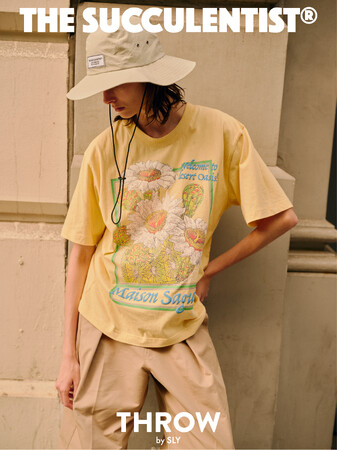   THROW by SLY（スロー バイ スライ）THE SUCCULENTIST （ザ サキュレンティスト）とのコラボレーションアイテムをローンチ