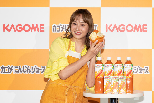 ＜ミキティの推定野菜摂取量が明らかに！＞藤本美貴さんセレクトのトッピング＆手描きイラストクッキーで仕上げる進化系かき氷「にんじんベジ氷」に注目！
