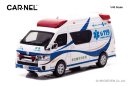 1/43 トヨタ ハイメディック 2023 愛知県名古屋市消防局高規格救急車 “Blue EIGHT”:左前 1/43 トヨタ ハイメディック 2023 愛知県名古屋市消防局高規格救急車 “Blue EIGHT”:左前
