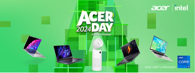 Acer Day 2024 「AI’m limitless - AIのある未来へ - 」8月2日よりAcer公式オンラインストアで開催！