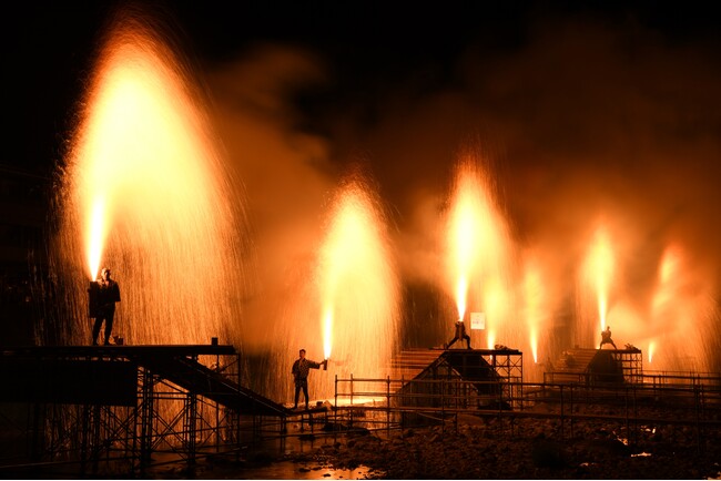 【岐阜県高山市】厄払いを願って「飛騨高山手筒花火」が開催