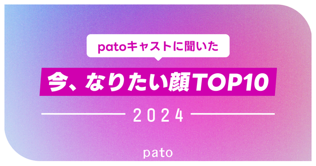 美意識の高いpatoキャストに聞いた！「女性有名人でなりたい顔」アンケートで明日花キララさんがNo.1に！