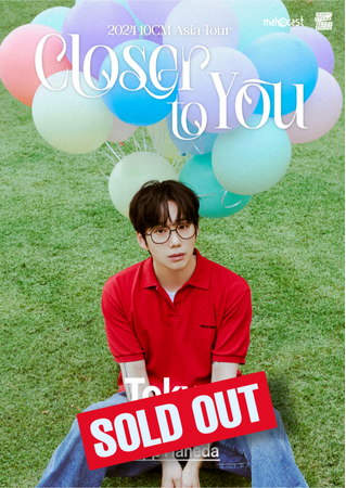 10CM（シプセンチ）、来日Zepp公演『2024 10CM Asia Tour ＜10CM Closer to You＞ in Tokyo』全席完売！