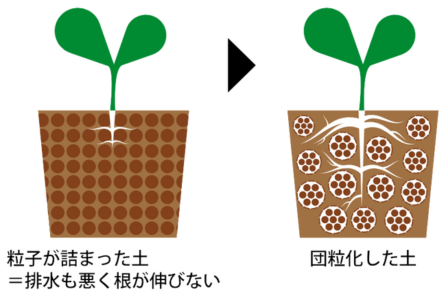 【夏の干ばつ対策にも】土壌保水率アップ！作物を育てる理想の環境「隙間6割の団粒構造」を瞬時に作り出す「EB-a（イービーエー）」を販売開始