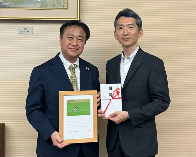 「新潟県トキ保護募金」、「佐渡市トキ環境整備基金」へ寄付金贈呈　-2011年から14年間継続-