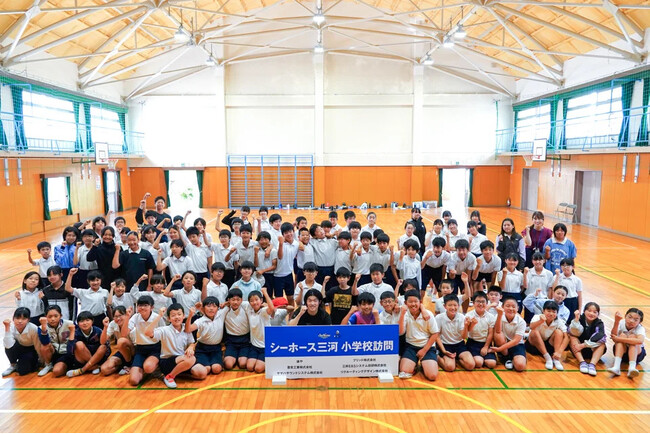 長野誠史選手が安城市立安城西部小学校を訪問しました！
