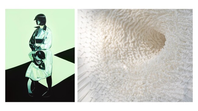 【京都 蔦屋書店】松本千里・柴田七美の2人展「Dual Vision」を8月27日（火）より開催。現代工芸の造形美、絵画作品の質感と筆致が会場で共生し、交差する。