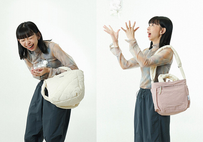 フワモコ＆シンプルのリバーシブル。香港のバッグブランド「hellolulu（ハロルル）」から2024年秋冬新作「Kelis（ケリス）」登場。2024年8月中旬より販売開始！