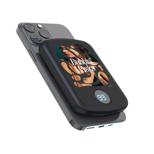 MagSafe対応の「slim（スリム）」ワイヤレスモバイルバッテリーが登場！オリジナル印刷も可能（2024/08/07）