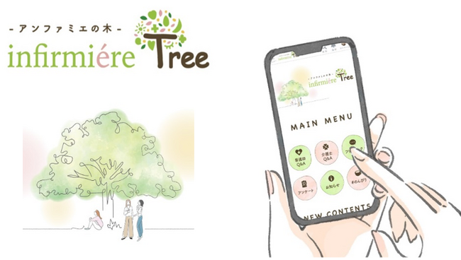 看護や介護に携わる方同士が交流できるコミュニティサイト「infirmiere Tree ～アンファミエの木～」 8月8日(木)オープン