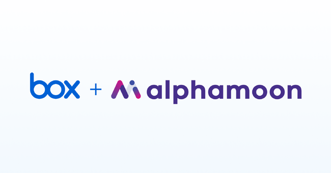 Box、Alphamoon社のテクノロジーの買収によりインテリジェントドキュメント処理市場を変革