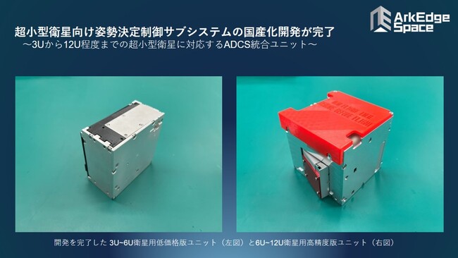 超小型衛星向け姿勢決定制御サブシステムの国産化開発が完了