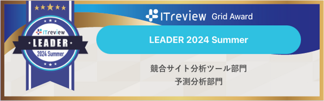 EC市場動向分析ツール「Nint ECommerce」がITreview Grid Award 2024 Summerを連続受賞！