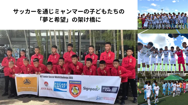 【DXHUB】U-12ジュニアサッカーワールドチャレンジ2024大会に参加するミャンマー代表チームのスポンサーについて