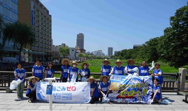 出発！釣りキチ三平ごみ拾い隊　 竿燈まつりでおもてなし清掃活動&海ごみゼロ活動を実施！