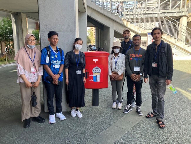 大阪 880 万人訓練に合わせ、泉大津市が地元日本語学校の留学生を対象に「外国人避難インフルエンサー講座」を9月3日に初開催