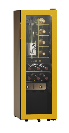 小型なのに一升瓶の縦置きに対応! 「サカリュエ 潤金」が日本酒セラーとしても選ばれている理由とは