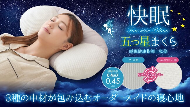 【マクアケ新プロジェクト275％越達成！】枕探しに終止符を！まるでオーダーメイドの使用感！頭と首を優しく支え快適な睡眠へ♪
