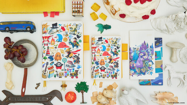 「ほぼ日手帳2025」に、スピッツ・草野マサムネ×junaidaの歌画本『ひみつストレンジャー』の手帳が登場！9月1日（日）に発売します。