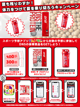 【スポーツニュートリションブランド「DNS」×「なんドラ」 】