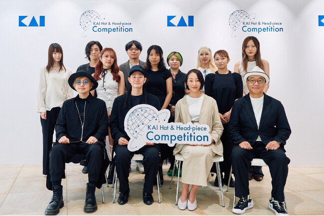 8月10日「ハットの日」に合わせてグローバル刃物メーカー貝印が主催する帽子デザインコンテストKAI Hat & Head-piece Competition 2024 優秀賞授賞式開催