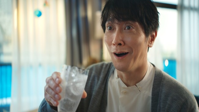 本格さと軽やかなおいしさを両立した「キリン 上々 焼酎ソーダ」がリニューアル※1　佐々木蔵之介さんを新たに起用した新TVCM「そりゃ幸せだ」篇　8月20日（火）より全国で順次放映開始