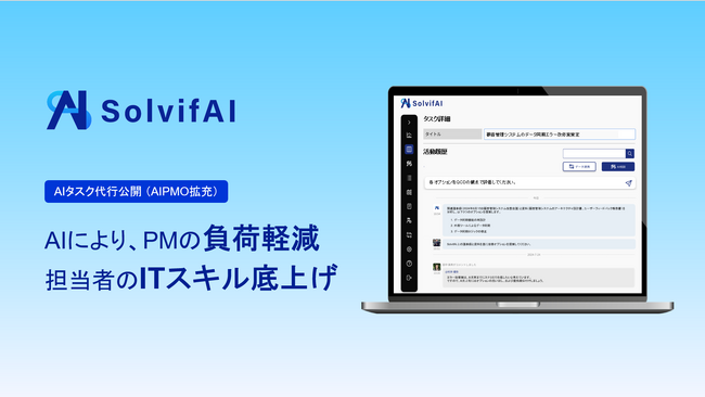 ソルビファイ、AIタスク代行機能を公開