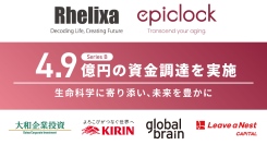 老いを恐れない社会の実現に向け、株式会社Rhelixa（レリクサ）総額４.９億円の資金調達を実施