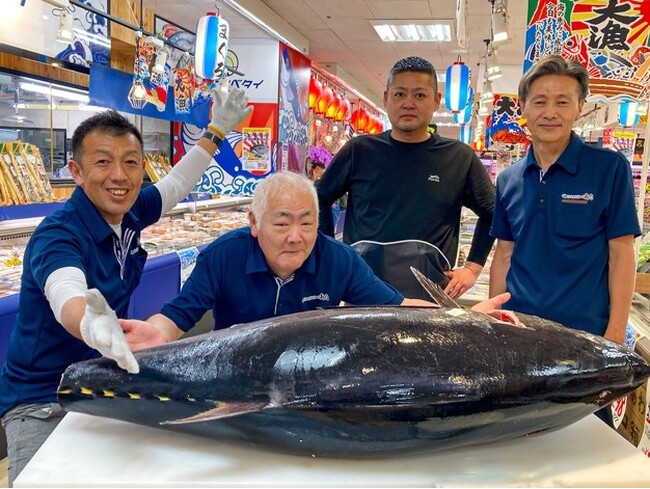 毎月恒例・大好評の「生本まぐろ解体ショー」「サカナタベタイMEGAドン・キホーテ本八幡」2024年8月24日（土）11時より開催！