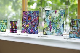 まるでステンドグラスのような作品 まるでステンドグラスのような作品