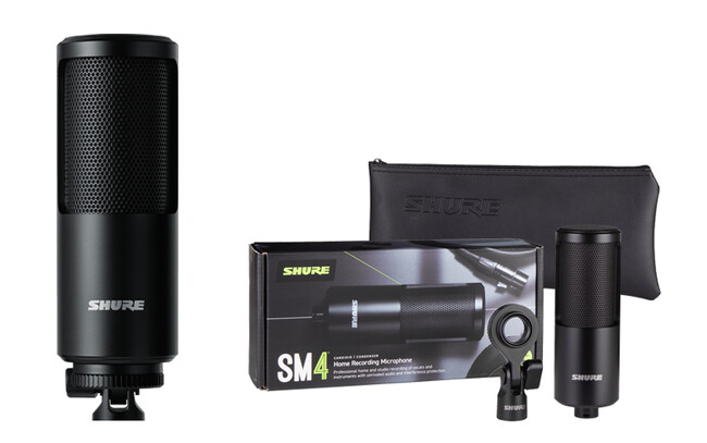SM4 ホームレコーディング用マイクロホン登場
