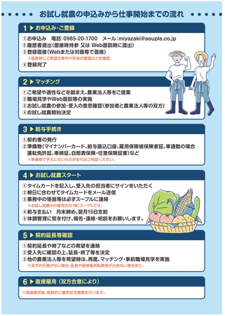 「宮崎」に興味のある皆さん！宮崎県の農業法人で「お試し就農」してみませんか？