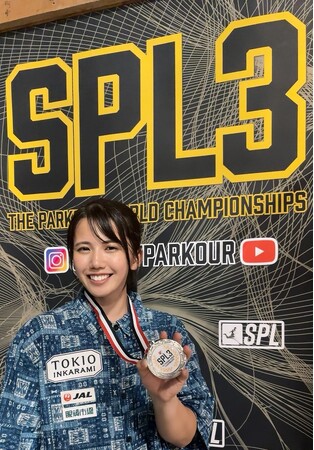 パルクールアスリート・泉ひかりカナダ開催の国際大会SPL3（Sport Parkour League 3）スタイル部門で準優勝！