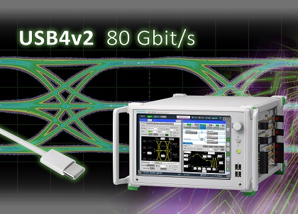 80 Gbit/sデータ転送を実現した「USB4(R) Version 2.0」レシーバテストソリューションを販売開始