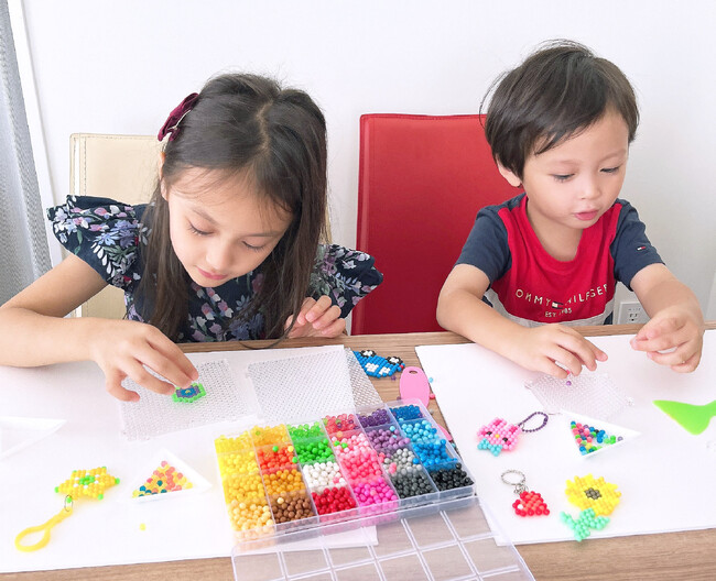限定店舗イベント！ビーズ＆アクセサリーパーツショップPARTS CLUBにて、水でくっつくビーズで作品が作れる「ワークショップ」を開催。